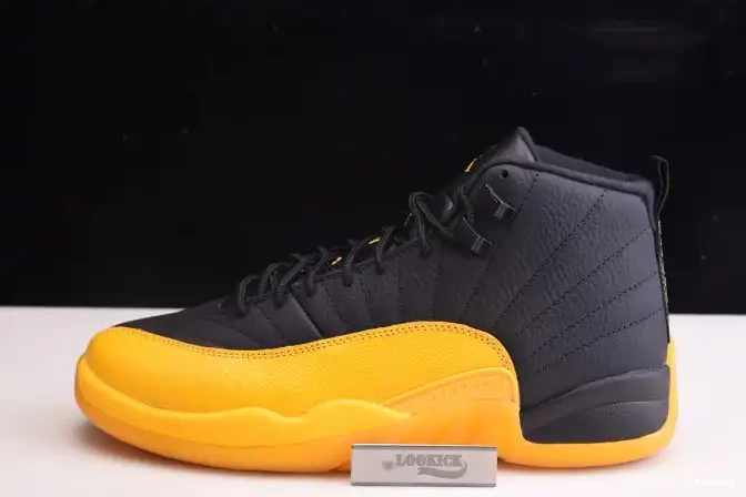 Reps TB Black 12 Gold Retro University Jordan Air 130690-070 0620
